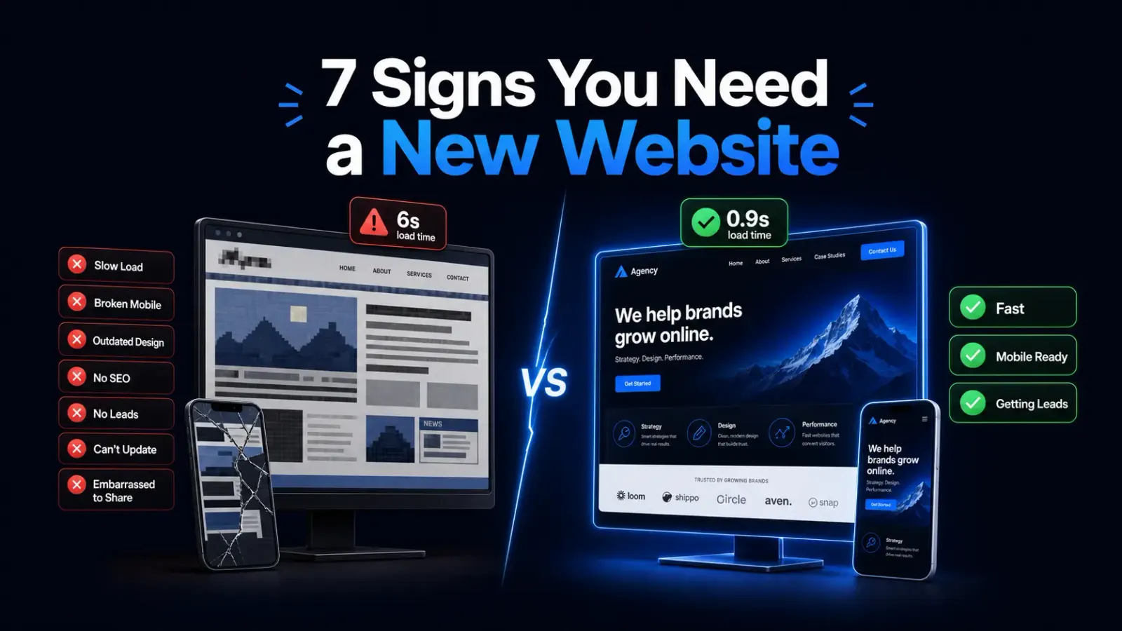 7 Signs You Need a New Website (And 3 Signs You Don't)